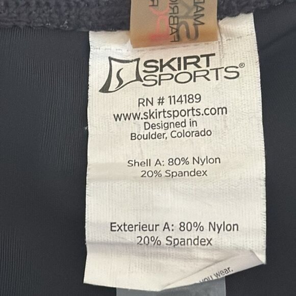 Skirt Sports Womens Padded Cycling Shorts Black Pink Sz L - Picture 2 of 9